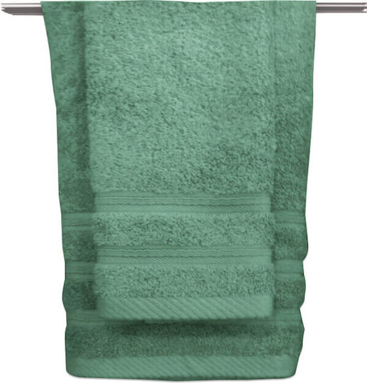 Prosop de corp 75x150 cm, verde fistic, cu o greutate de 600 g/m²