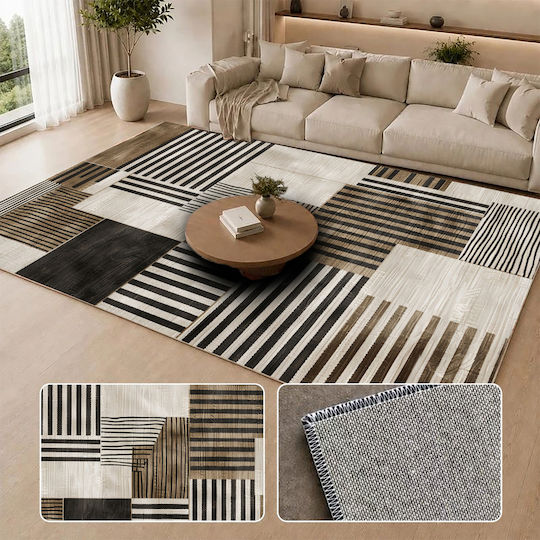 Homeone Mj115 Rectangular Rug with Fringes Multicolour 50x80cm