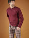 Paul Martin Winter Checked Men's Pyjamas Borgogna