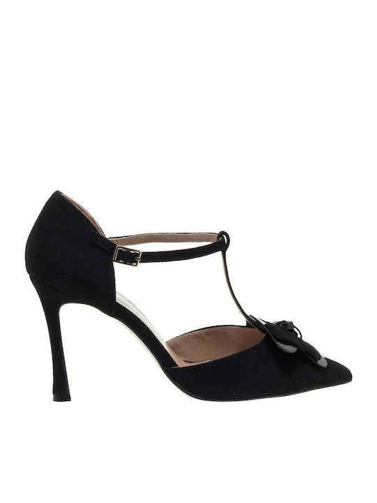 Mourtzi Suede Γόβες Μαύρες