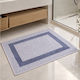 Nicefeelings Set of 6 Grey Hotel Bathroom Mats 50x70 cm
