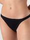 Damen-Strings 3er-Pack Schwarz