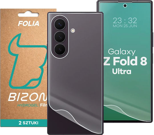 Bizon Set Protecție Hydrogel 1x Folie de Protecție pentru Ecran 1x Folie de Protecție pentru Spate Compatibil cu Samsung Galaxy Z Fold 8 Ultra Transparentă