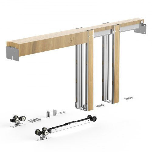 Vevor Sliding Door Mechanism 142.24cm Brown