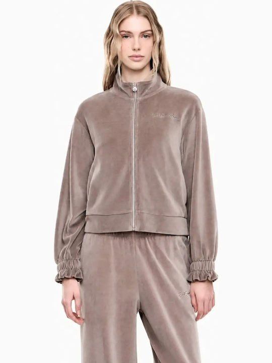 Damen-Sweatjacke Puder