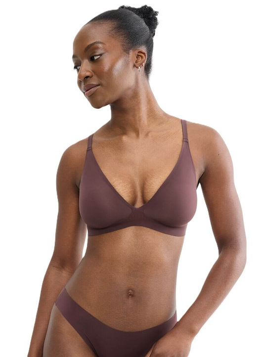 Sloggi Feel 2.0 Dark Burgundy Bra