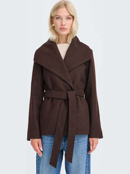 B.Younq Cardigan de damă maro