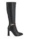 Women's Black High Heel Boots