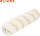 Kendo 46505 Acrylic Roller Yellow Stripe Without Handle 180mm