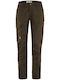 Fjallraven Karla Pro Damen-Wanderhose Lang Dark Olive