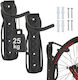 Set 2 Relaxdays Wall-mounted Bicycle Racks Black 5 Cm