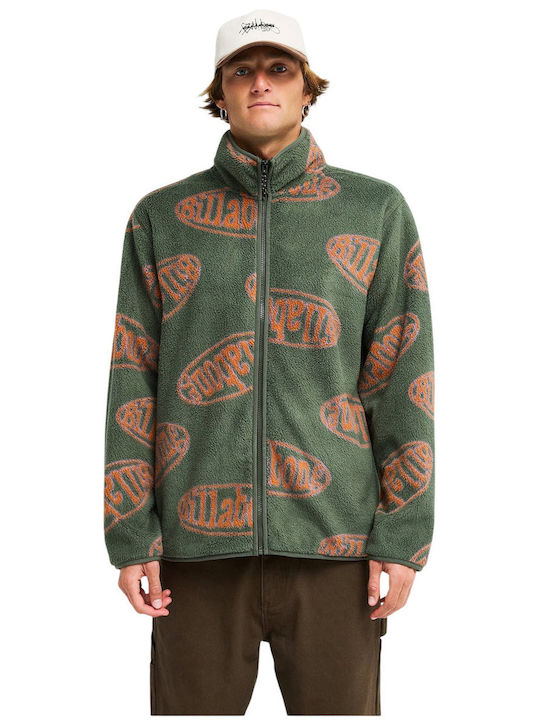 Billabong Men's Fleece Jacket Rifle Green