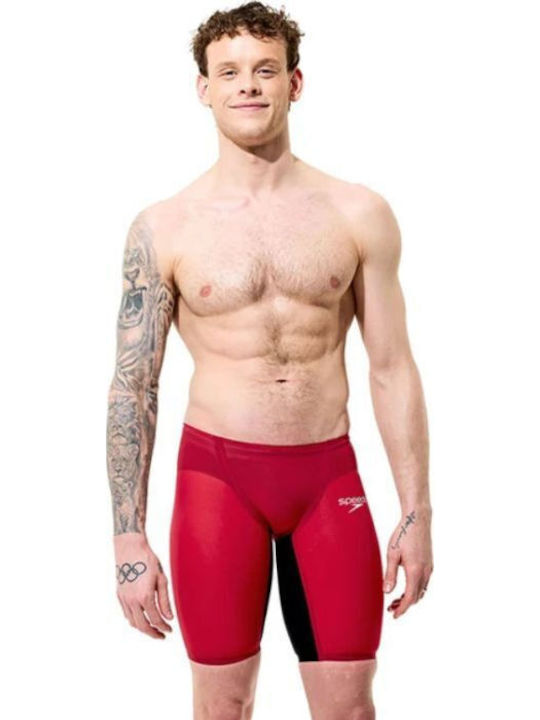 Speedo Fastskin Lzr Pure Valor 2.0 Ανδρικό Αγωνιστικό Jammer Μαγιό Κολύμβησης Κόκκινο