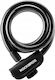 Rockbros Rks515-bk Bicycle Lock with Key 1.1m Black