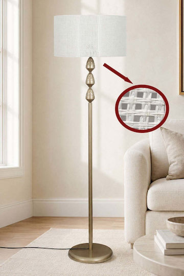SteweHome Stehlampe H153 cm Gold