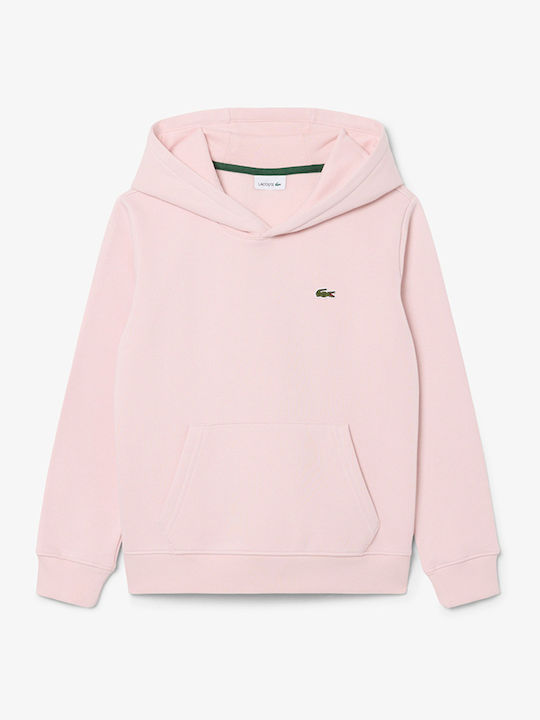 Lacoste Детски суичър светлорозов