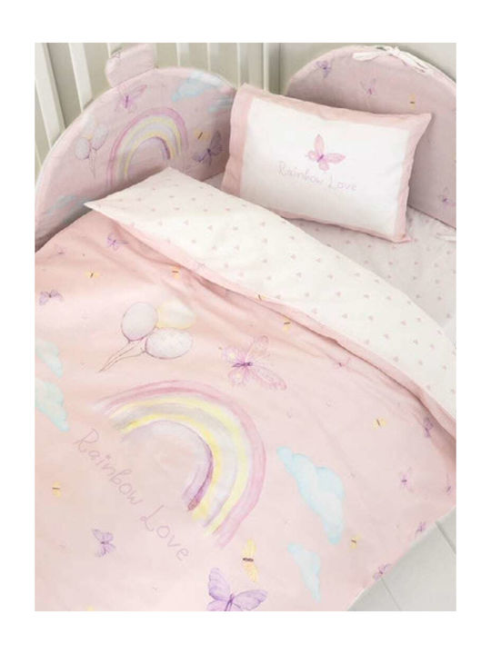Nima Rainbow Love Set de Fețe de Pernă pentru C...