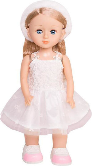 Luna Baby-Puppe Vena mit Weißem Kleid ab 3 Jahren 36 cm