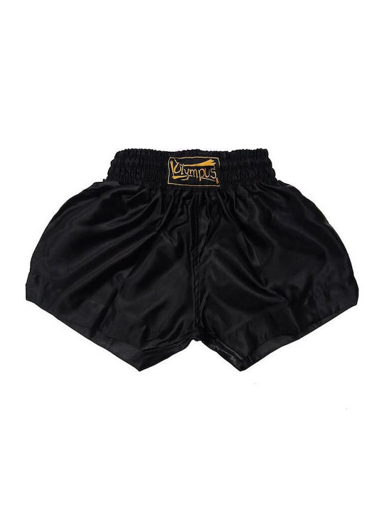 Παιδικό Σορτσάκι Προπόνησης Kickboxing Muay Thai Olympus Black