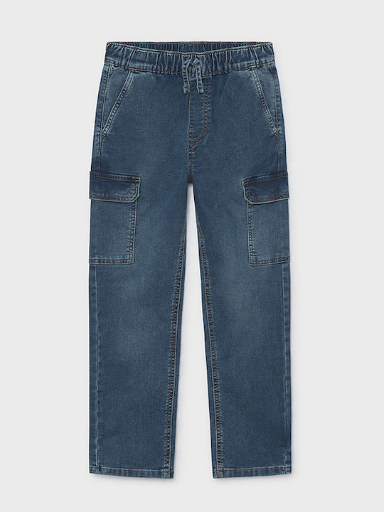 Mayoral Kids' Blue Jeans Trousers