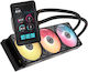 Corsair iCUE Link Titan II 360 RX LCD AIO CPU Liquid Cooler with 3 120mm Fans and ARGB Lighting