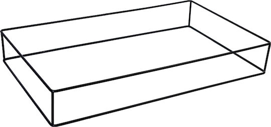 Espiel Βάση Παρουσίασης Μπουφέ Μεταλλική Advanced-Wire/Silicone 32.5cm 2τμχ