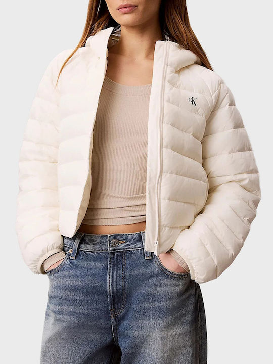 Calvin Klein Μπουφάν Puffer Ivory