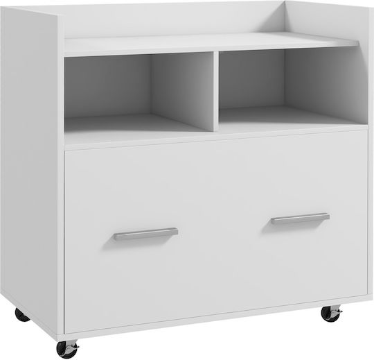 Ντουλάπι Γραφείου Ξύλινο Λευκό 76x40x75.5cm