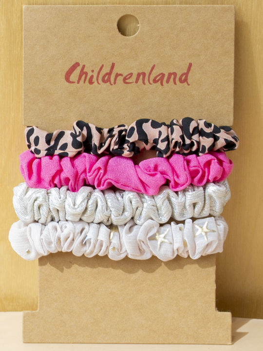Childrenland Set Kinder-Haargummis 4 Stück