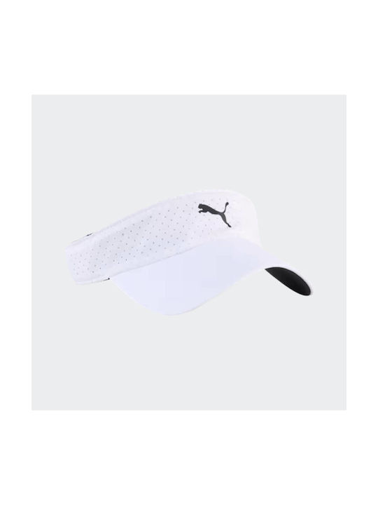 PUMA Running Καπέλο Visor Λευκό PUMA Running Καπέλο Visor Λευκό