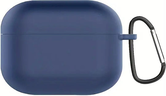 ObaStyle Silicone Case with Hook in Navy Blue for Apple AirPods 4 / 5
