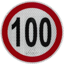Indicator Reflectorizant Autoadeziv Limită de Viteză 100 Hd-802188-6 Rl17072 Indicator Reflectorizant Autoadeziv Limită de Viteză 100 Hd-802188-6 Rl17072