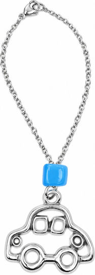 Amulet Norocos pentru Mașină Athinodorou Handmade Mașină din Oțel cu Piatră Albastră 09ya00005