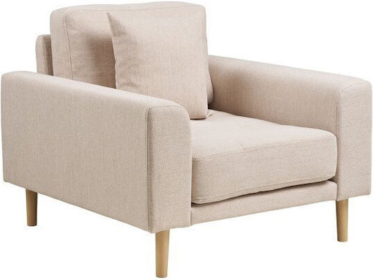 Brea 161 Swivel Armchair Beige 90x54x92cm