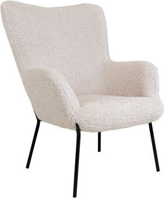 Brea 177 Drehbarer Sessel Weiß 76x98x70cm