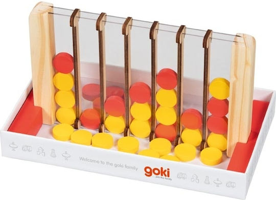 Επιτραπέζιο Παιχνίδι 4 in a Row για 2 Παίκτες 4+ Ετών Goki