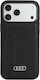 Audi Hülle GT Aus Kunstleder Mit MagSafe Für iPhone 18 Pro Max / 17 Pro Max Schwarz AU-TPUPCMIP18PM-GT/D3-BK