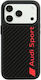 Audi Case R8 Carbon Fiber MagSafe iPhone 18 Pro 17 Pro Schwarz Aus-tpupcmip18p-r8/d2-bk
