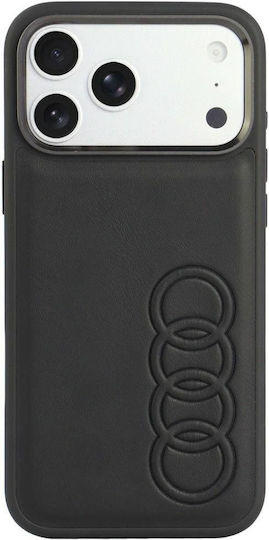 Audi Case Tt Aus Kunstleder MagSafe iPhone 18 Pro Max 17 Pro Max Schwarz Au-tpupcmip18pm-tt/d1-bk