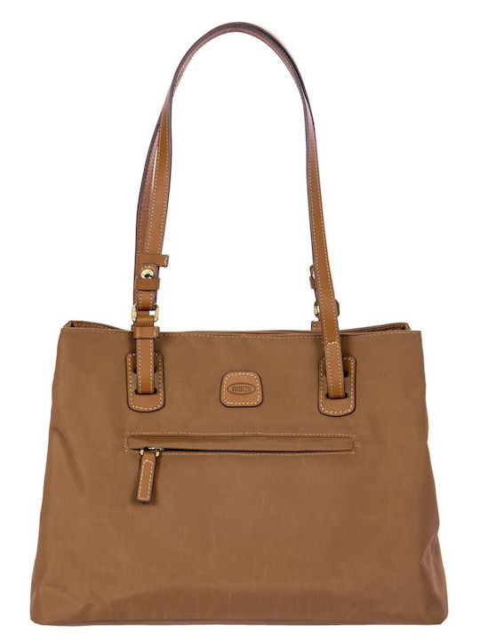 Bric's Milano Fabric Women's Shoulder Bag Brownie