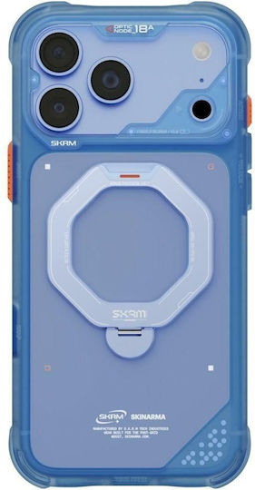 Skinarma Husa Saturn MagSafe + Suport Rotativ iPhone 18 Pro Max 17 Pro Max Albastru Sk-2026ipp6.9-saturn-blu