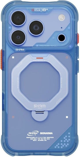 Skinarma Husă Saturn MagSafe + Suport Rotativ iPhone 18 Pro 17 Pro Albastră Sk-2026ipp6.3-saturn-blu