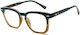 Cammello Reading Glasses +1.25 in Brown Colour 25352-brown-green-125_36132