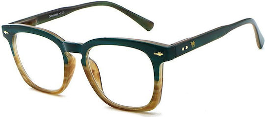 Cammello Reading Glasses +1.25 in Brown Colour 25352-brown-green-125_36132