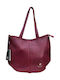 Women's Burgundy Tote Bag