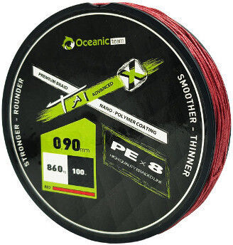 Oceanic Advanced X PEx8 Fishing Line 100m / 0.90mm / 86kg