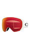 Oakley Mască de Schi și Snowboard pentru Adulți, Albă, cu Lentilă Transparentă