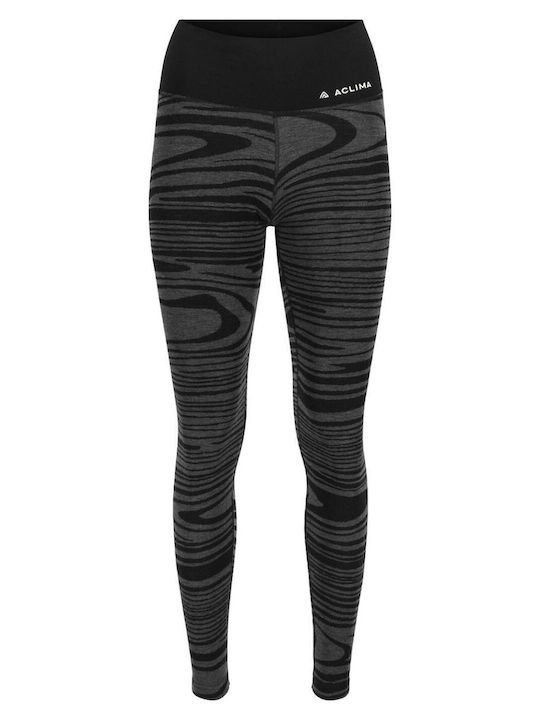 Aclima Damen-Thermohose Grau