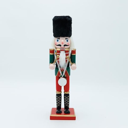 Magic Weihnachts-Nussknacker aus Holz, Rot, 30,3 cm Hoch