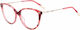 Missoni Mis 0109 Q5t Damen-Korrektionsbrille mit Kirschmuster in Pink